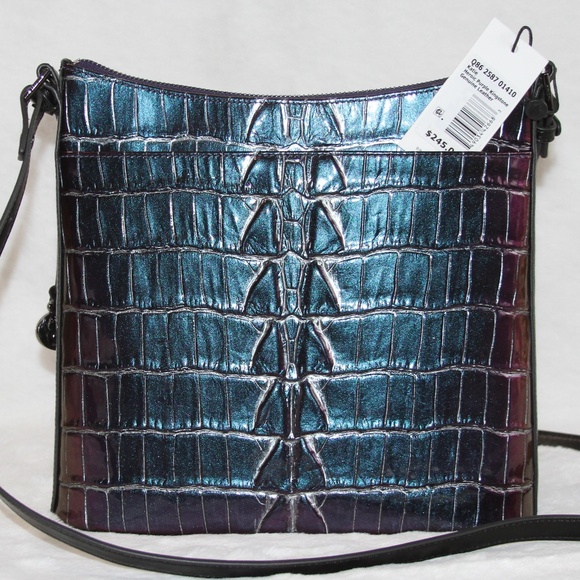 NWT Brahmin Katie Heroic Purple Kingstone Purse - Picture 4 of 8